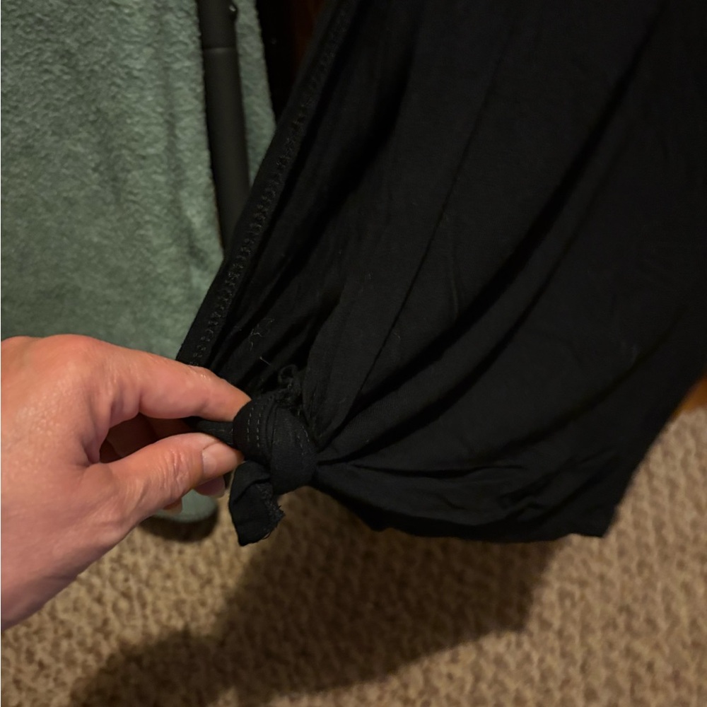 7th Ray Black Wide Leg Women's Pants - Picture 4 of 13
